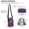 thumbnail image 6 of XYZCANDO Pumpkin Black Cat Small Crossbody Bags for Women Over Shoulder Handbag for Travel Shop Hiking Mini Messenger Bag Halloween Stylish Wallet Purse Crossbody Portable Phone Case, 6 of 7