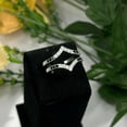 thumbnail image 3 of 0.35Ct. Black Ombre Stackable Bands in 925 Sterling Silver- Wedding Ring Enhancer, 3 of 6