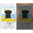 thumbnail image 2 of Caroline's Treasures BB2103CNL Black Labrador Summer Beach Ceramic Night Light, 6x4x3", multicolor, 2 of 2