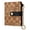 Boho Floral Line Art, variant on Bifold Wallet PU Leather RFID Blocking, Women's Card Cases with 7 Card Slots, Black White Nautical Sketch