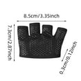 thumbnail image 3 of Silicone Weight Lifting Gloves - Four Finger Design, Non- - Breathable, Blister Prevention, for Gym/Powerlifting, Men/Women, 3 of 4