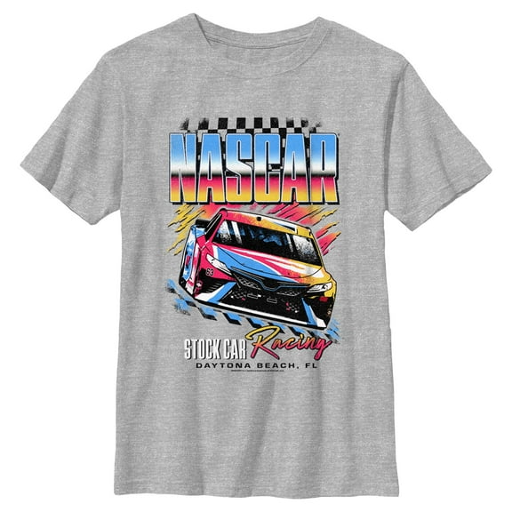 Boys NASCAR Stock Car Racing Daytona Beach T Shirt