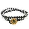 Beaded Macrame Wrap Bracelet (Blk & White) - Exclusive Beadaholique Jewelry Kit
