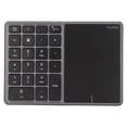 thumbnail image 1 of M Buder Teclado Numérico Inalámbrico 2.4G y Bluetooth con Touchpad Gris 18 cm / 7 inches, 1 of 9