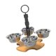 thumbnail image 4 of Comederos elevados para gatos, platos elevados para gatos, platos portátiles para gatitos, juego de cuencos de agua y comida con altura ajustable para, 4 of 10