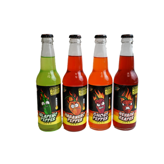 Hot Pepper Soda 12 Pack Variety