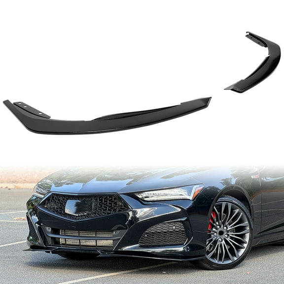 Stay Tuned Performance For 2021-2025 Acura TLX Painted Black Front Bumper Lip Spoiler Splitter TS-Style