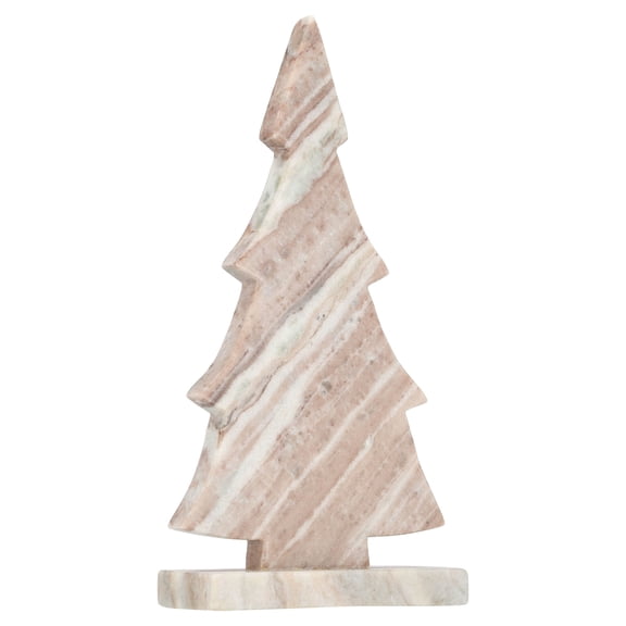 Marble Tree Christmas Decoration, Brown, 10", by Holiday Time