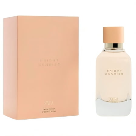 Zara Bright Sunrise Perfume for Women Feminine Floral Fruity Scent with Peach Freesia & Patchouli Modern Long-Lasting Eau de Parfum EDP 100ml (3.4 fl. oz.)