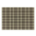thumbnail image 1 of Tan and Brown Cutting Board, Old Fashioned Check Plaid Pattern Scottish Tartan Inspired Geometric Design, Decorative Tempered Glass Cutting and Serving Board, Small Size, Tan Brown, by Ambesonne, 1 of 1