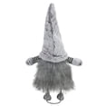 thumbnail image 5 of Northlight Bouncing Gnome with Shaggy Beard Christmas Figure - 17" - Gray and Black, 5 of 5