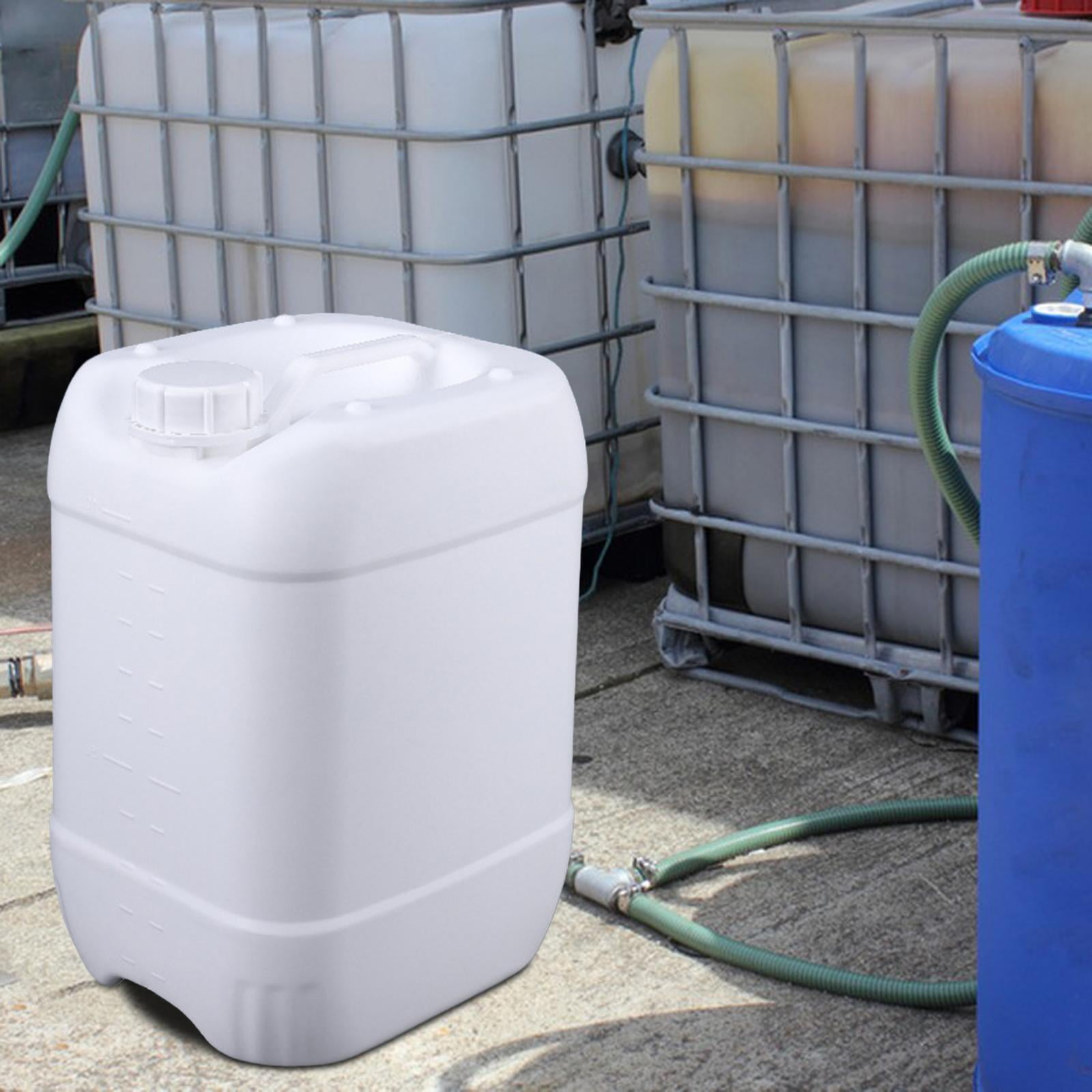 Wswqop Camping Water Tank Bucket Water Storage Jug with Handle Durable Convenient Water White