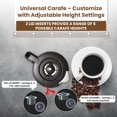 thumbnail image 4 of Café Brew Collection Universal 12-Cup Coffee Replacement Carafe - Fits Mr. Coffee, Cuisinart, Hamilton Beach, and More - Heat-Resistant DURAN Glass - Safe and Convenient - Easy Cleaning, 4 of 5