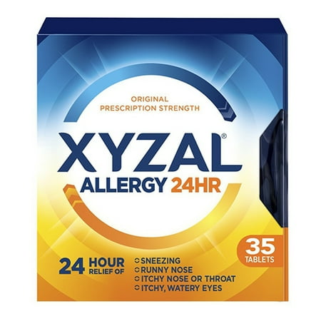 Xyzal Allergy 24 Hour Relief Of Tablets, 35 Ea