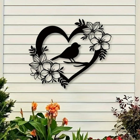

DBYLXMN 1 Piece Of Heart Shaped Bird Wall Decoration Modern Design Suitable For Home Or Black Easter Trees to Decorate
