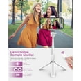 thumbnail image 3 of Selfie Stick Tripod, Aluminum Selfie Tripod with Shutter Control, Action Cameras Mount for Smartphone, 3 of 8