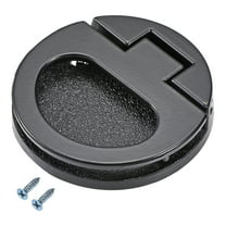 43.5x7mm Flush Pull Ring Handle Zinc Alloy Black