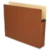 Business Source Redrope Letter Expanding File Pockets Letter - 8 1/2" x 11" Sheet Size - 3 1/2" Expansion - Straight Tab Cut - Redrope - Redrope - Recycled - 25 / Box