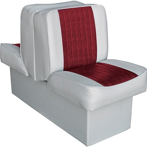 Wise 8WD707P-1-661 Deluxe Series Lounge Seat Grey Red by