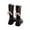 Black, variant on Krdevn Girls Knee‑High Leather Boots Fleece Lined Pearl Trim Bow Decor Side Zipper Non‑Slip Princess Winter Boots,Black