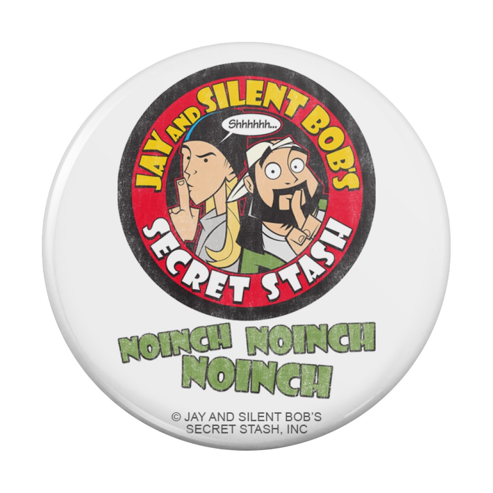 Graphics and More - Jay and Silent Bob Secret Stash Shhh Pinback Button ...