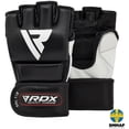 thumbnail image 2 of RDX MMA Gloves for Grappling Martial Arts Training,Approved By SMMAF,Genuine Cowhide Leather Sparring Mitts,Good for Kickboxing, Muay Thai, Cage Fighting, Punching Bag, Combat Sports, 2 of 3
