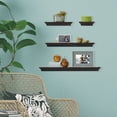 thumbnail image 2 of Melannco Set of 4-6 12 20 24-inch Traditional Shelves in Espresso, 2 of 6