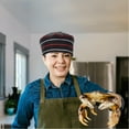 thumbnail image 4 of BESTYASH Gorro Negro Para Chefs Y Staff De Cocina Con Material De Poliéster Y Respirable, 4 of 6