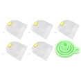 thumbnail image 1 of 5Pcs Grain Sealed Storage Bag Reusable Transparent Grain Storage Bag for Rice Cereals Flour Nuts 10kg, 1 of 22