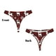 thumbnail image 3 of Fotbe Plaid Reindeer Snowflakes Tanga Sin Costuras para Mujer con Estampado – Panties Invisibles, Transpirables y Cómodos para Uso Diario-Large, 3 of 6