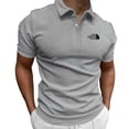thumbnail image 4 of Classic new men‘s short sleeved T-shirt with buckle collar and casual lapel  S-4XL oversized  summer novelty, 4 of 7