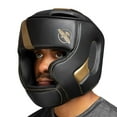 thumbnail image 2 of Arnés Para Mma Ajustable Hayabusa T3 - Negro/Dorado Mediano, 2 of 5