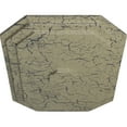 thumbnail image 3 of Ekena Millwork 25 1/4"W x 17 1/4"H x 1 3/4"P Felix Ceiling Medallion, Hand-Painted Castle Stone Crackle, 3 of 5