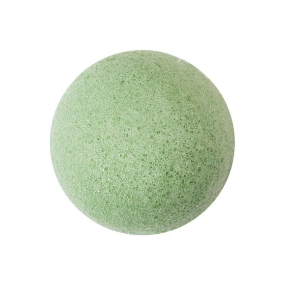 Dry Esponja de lavado facial Cuidado de Esponja de limpieza exfoliante - 7 colores Verde Zulema Esponja facial Konjac