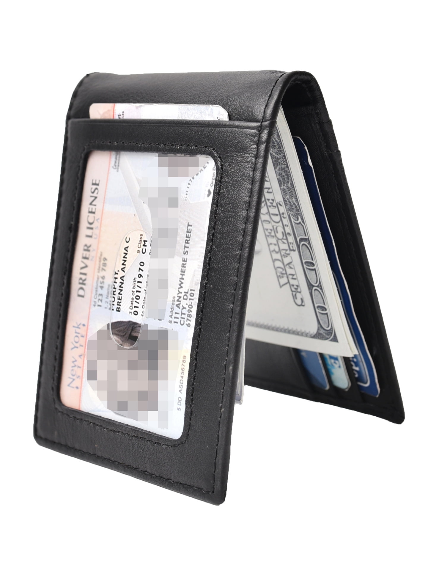 Woogwin - Money Clip Wallet Mens RFID Blocking Slim Bifold Front Pocket Wallet - mediakits.theygsgroup.com