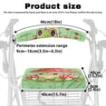 thumbnail image 6 of COEQINE Mushroom Frog Rollator Seat Back Cover for Men Rollator Seat and Back Rest Covers Rollator Walker Seat and Backrest Rollbar Covers Set of 2 for Women, 6 of 7