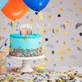 thumbnail image 5 of Confeti Deco Confeti Cumpleaños Confeti Decoración Fiesta Cumpleaños Mesa Confeti Plata Oro Negro 5 paquetes, 5 of 5