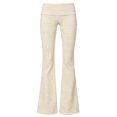 thumbnail image 4 of REDARER Women's Striped High Waist Flare Pants Fold Over Waistband Casual Stretchy Yoga Loungewear,S, 4 of 4