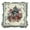 HP2509T, variant on Handmade Wool Needlepoint Pillow Cover - Decorative Throw Cushion Cover - Vintage Floral Embroidery Design - Pillowcase for Sofa, Bed, or Chair - Rustic Home Decor