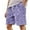 Purple, variant on ibiyuan Athletic Shorts Shorts Men Chinos Short Y2k Shorts Y2k Elastic High Waisted Baggy Sweat Shorts Mens Drawstring Straight Leg Mens Gym Shorts Summer Beach Shorts