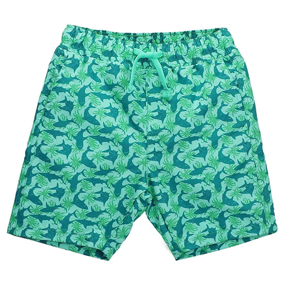 Boys Beach Swim Trunks Toddler Swim Shorts Quick Dry Swimsuit Little