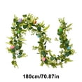 thumbnail image 2 of Twfbrm 6 FT Easter Egg Garland, Artificial Green Eucalyptus Garland with Easter Eggs, Real Touch Rustic Faux Spring Vine Garlands Easter Decorations Table Centerpiece for Mantle Party Holiday, 2 of 8