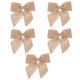 thumbnail image 1 of KAKOWELY 5 piezas de adornos navideños con lazos hechos a mano para bodas., 1 of 4