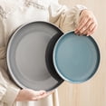 thumbnail image 3 of Vancasso, 16-Piece Stoneware Dinnerware Sets, for 4, Multicolour Dinner Set,（Light Grey, Dark Grey, Blue, Green）, 3 of 7