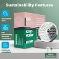 thumbnail image 6 of Winthorpe Conservation Rain Shower Head - Chrome - High Pressure 1.8 GPM Low Flow Rate - Water Saving, 6 of 10
