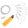 thumbnail image 1 of Stainless Steel Fish Lock, Stainless Steel Fish Stringer, 1 PCS Lake Sea Fishing For Pool Wild Fishing, 1 of 8