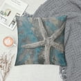 thumbnail image 2 of GOSMITH Vintage Starfish Pillow Cover Coastal Beachy Nautical Decorative Cushion Cover for Bedroom Living Room Sofa, 2 of 5