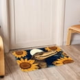 thumbnail image 6 of Sunflower Polyester Non-Slip Machine Washable Bath Rug Outdoor Carpet Bath Rugs, 6 of 6