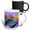 Multicolor, variant on 3drose, Iguana Portrait in Front of Willemstad, Curacao, 11oz Mug