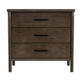 thumbnail image 2 of Butler Specialty Company Lennon 3 Drawer Rounded Leg Wood Dresser - Soft Brown, 2 of 7
